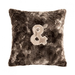 Ateliers du Linge Kissen Chic & braun 30 x 30 cm
