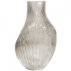 BePureHome Vase Toot geräuchertes Glas 34 cm