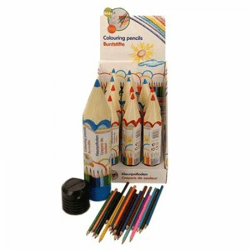 Bleistift mit 24 Buntstiften