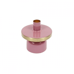 Countryfield Kerzenleuchter Madras hoch S alt rosa 10 cm
