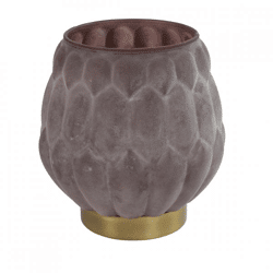 Countryfield Teelichthalter Frosty lila 14 cm