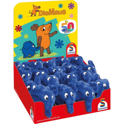 The mouse, elephant, 12 cm, 18 pieces in display - plush