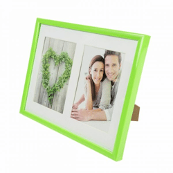 Fotorahmen Easy Passepartout für 2 Fotos grün 10 x 15 cm