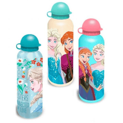 Frozen / Die Eiskönigin - Aluminium Trinkflasche im Display - 500 ml