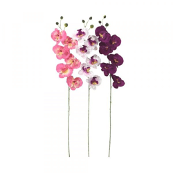 Künstliche Blume Orchidee 78 cm 3 Farben sortiert