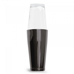 Lacari Boston Shaker Tin-in-Tin Shaker aus Edelstahl und Glas 700ml schwarz NEU