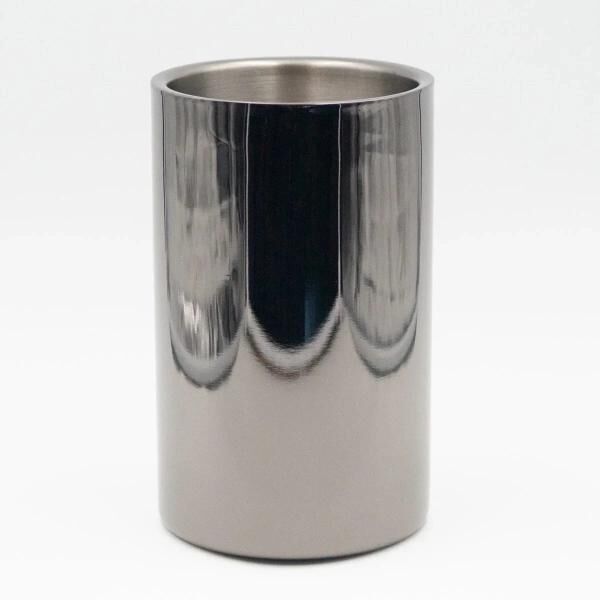Lacari Flaschenkühler Wasser Sekt Für eine Flasche Edelstahl Modernes Design NEU