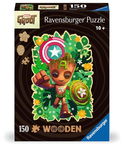 Marvel Groot - wooden puzzle - 150 pieces