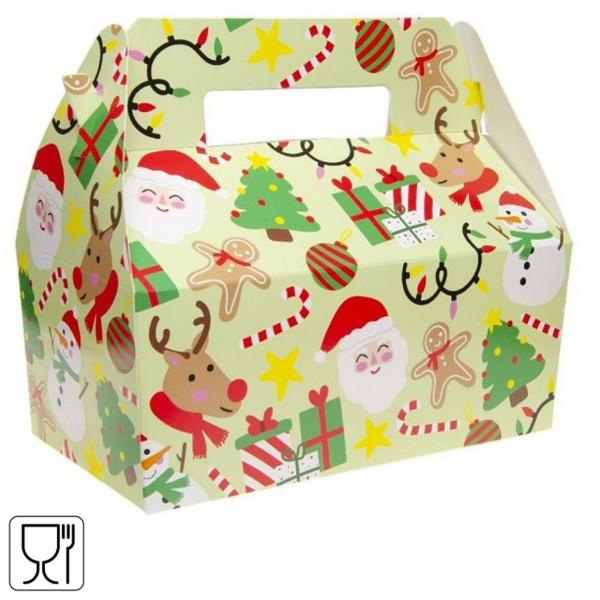 Menübox Karton Weihnachten 22,5 cm