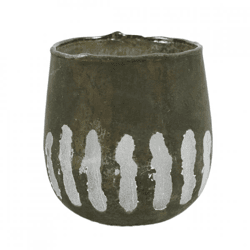 PTMD tea light holder Limaa S green 10 cm