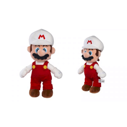 Super Mario Feuer Mario Plüsch, 30cm