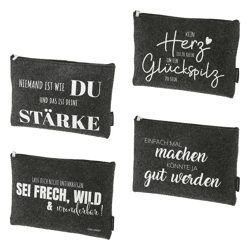 Tasche aus Filz, 4/s, ca. 22x16cm