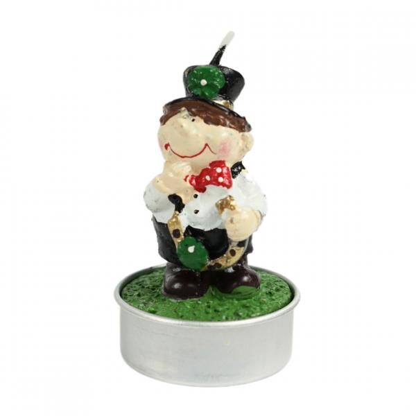 Teelichter Glücksbringer Schornsteinfeger 6,5 cm 6er Set