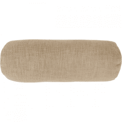 Tiseco Nackenkissen Baumwolle Slub sand 15 x 45 cm