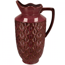 Vase Boa mit Griff rot 45 cm