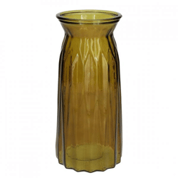 Vase Rubin moosgrün transparent 24 cm