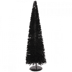 Weihnachtsbaum Sparkle schwarz 50 cm