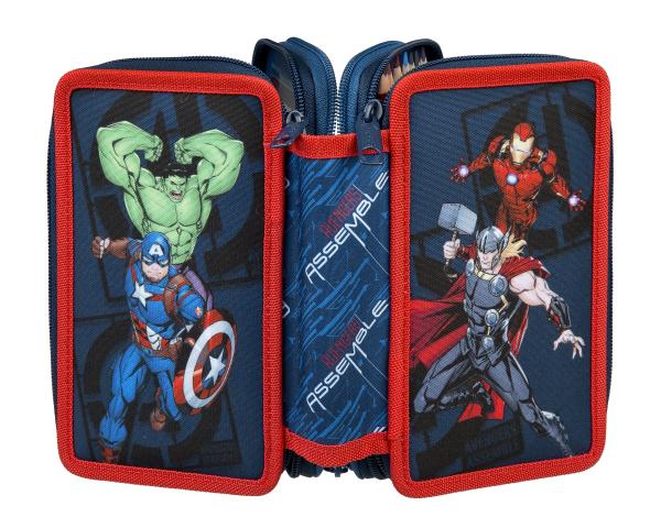 Avengers - Triple decker, filled school case