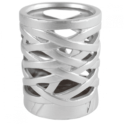 Countryfield Teelichthalter Redmon L silber 15 cm