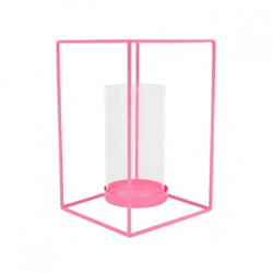 Hausvitamin Laterne rosa 20 cm