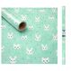 Horn Geschenkpapier Fuchs/Hase mintgrün 200 x 70 cm