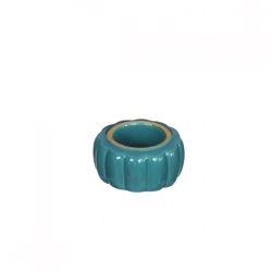 Kerzenleuchter Pouff petrol 4,5 cm