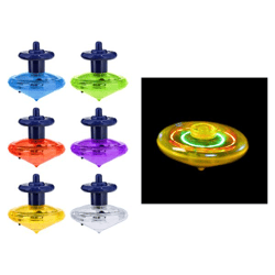 LED wind-up spinning top, 6/s, approx. 5cmD