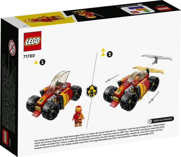 LEGO&reg; 71780 - Ninjago Kais Ninja-Rennwagen EVO (94 Teile)