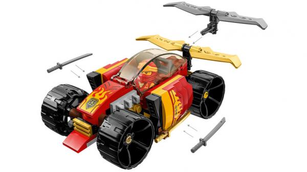 LEGO&reg; 71780 - Ninjago Kais Ninja-Rennwagen EVO (94 Teile)