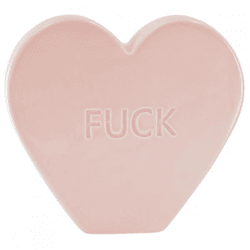 Housevitamin sculpture Candy Heart light pink 19.5 cm
