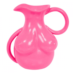 Housevitamin vase jug Breasts pink 18 cm