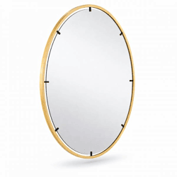 Len-Fra wall mirror Salem gold 80 cm