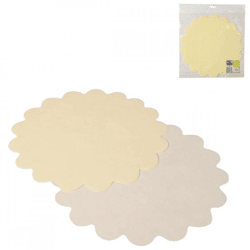 Tischset Papier elfenbein 35 cm 10 Stück