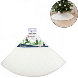 Christbaumschürze weiß 100 cm