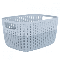Keeeper Wäschekorb blau 29 cm 6,8 L