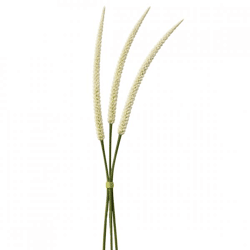J-Line Kunstzweig Fuchsschwanzbündel weiß 119 cm
