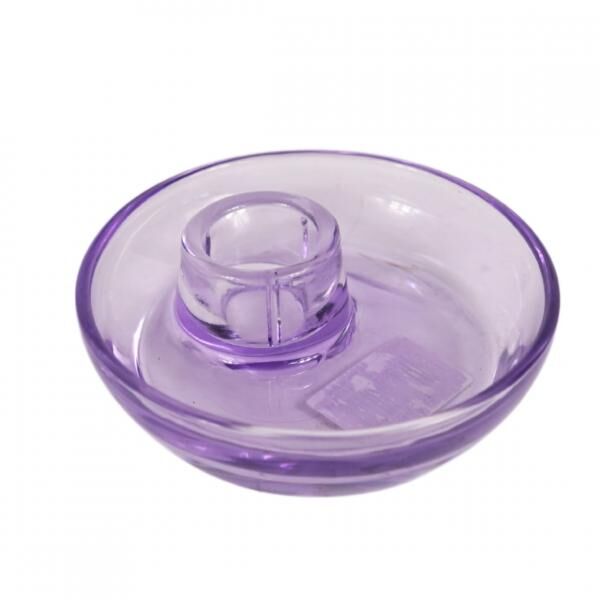 Candle holder Mila purple 9,5 cm
