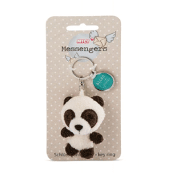 Panda 7cm Beanbag Schlüsselanhänger mit Anhänger 