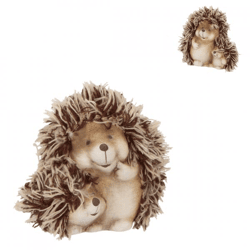 Statue Igel braun 8 cm 2 Stück sortiert