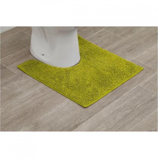 Toilettenvorleger lindgrün Polyester 45 x 50 cm