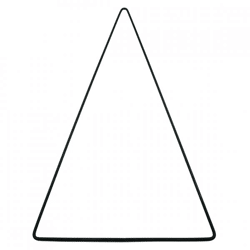 Dekoration DIY Weihnachtsbaum Metall schwarz 55 cm