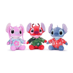 Disney Stitch - Stich, Leroy & Engel Hawaii - Plüsch - 3-fach sortiert - 28 cm