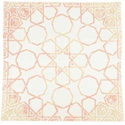 Fair Trade Kissenbezug Orientalisch beige 45 x 45 cm