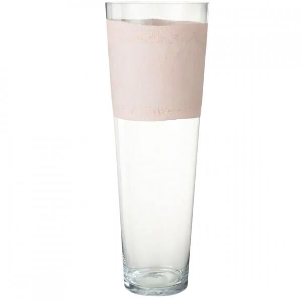 J-Line Vase Delph Glas hellrosa 70 cm