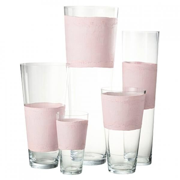 J-Line Vase Delph Glas hellrosa 70 cm