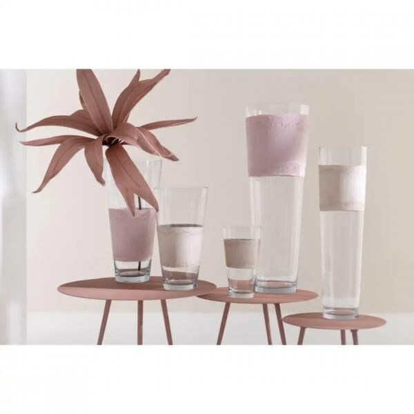 J-Line Vase Delph Glas hellrosa 70 cm