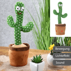 Singing dancing cactus, approx. 30cmH