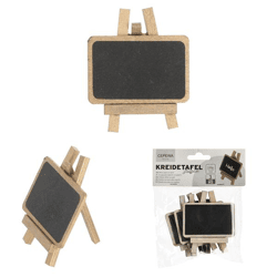 Staffelei Kreidetafel, 3er Set, ca. 7x8cm