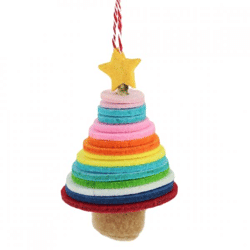 Wilko Weihnachten Filz Kleiderbügel 10 cm