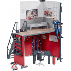 Bruder 62702 - bworld Feuerwehrstation mit Feuerwehrmann